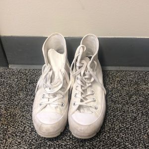 White Combat Converse